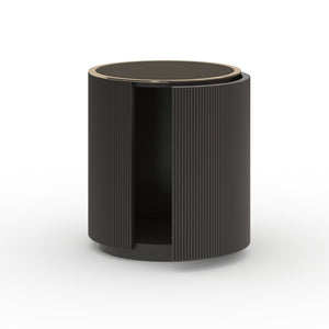 Caracole Love Round End Table – side view