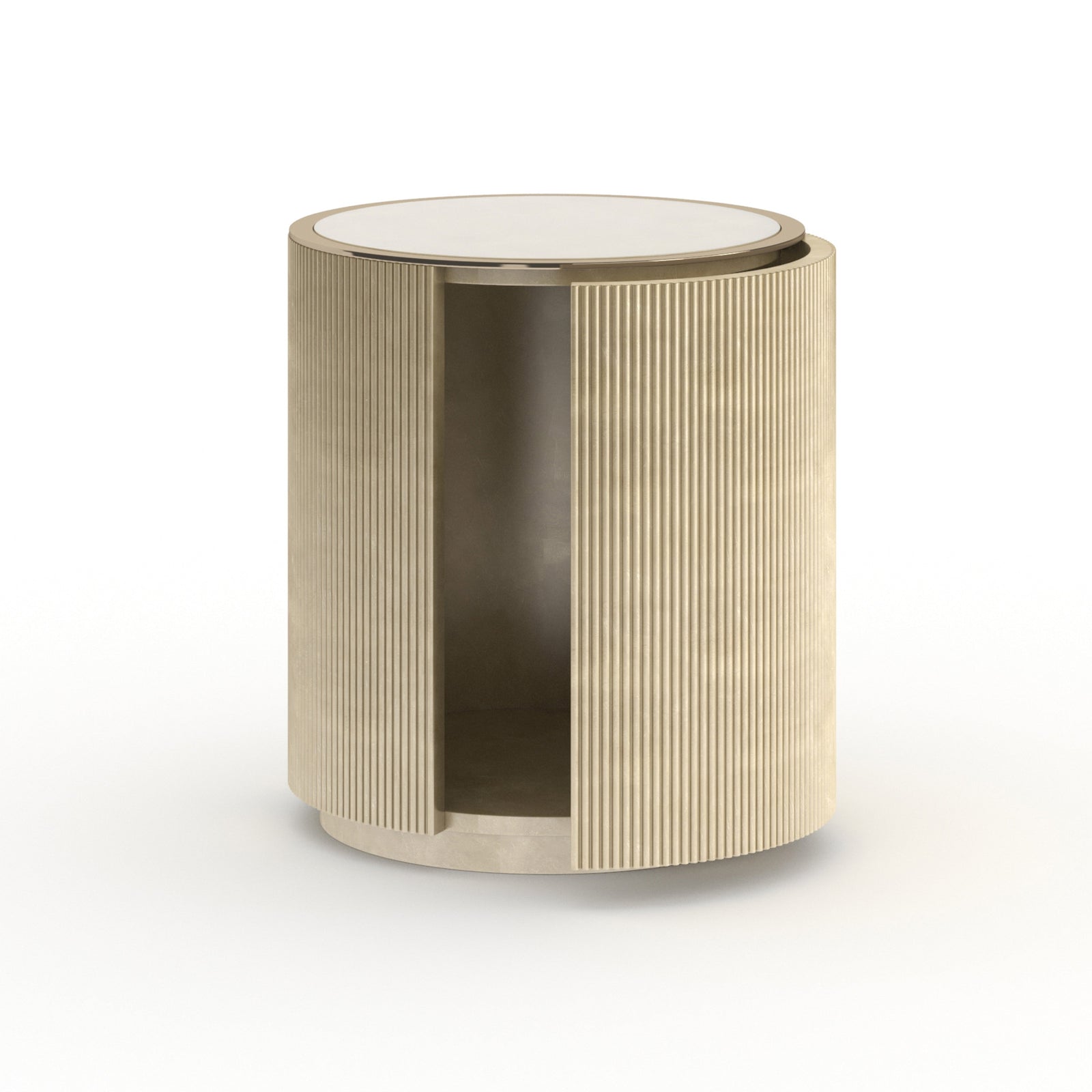 Caracole Love Round End Table – back view