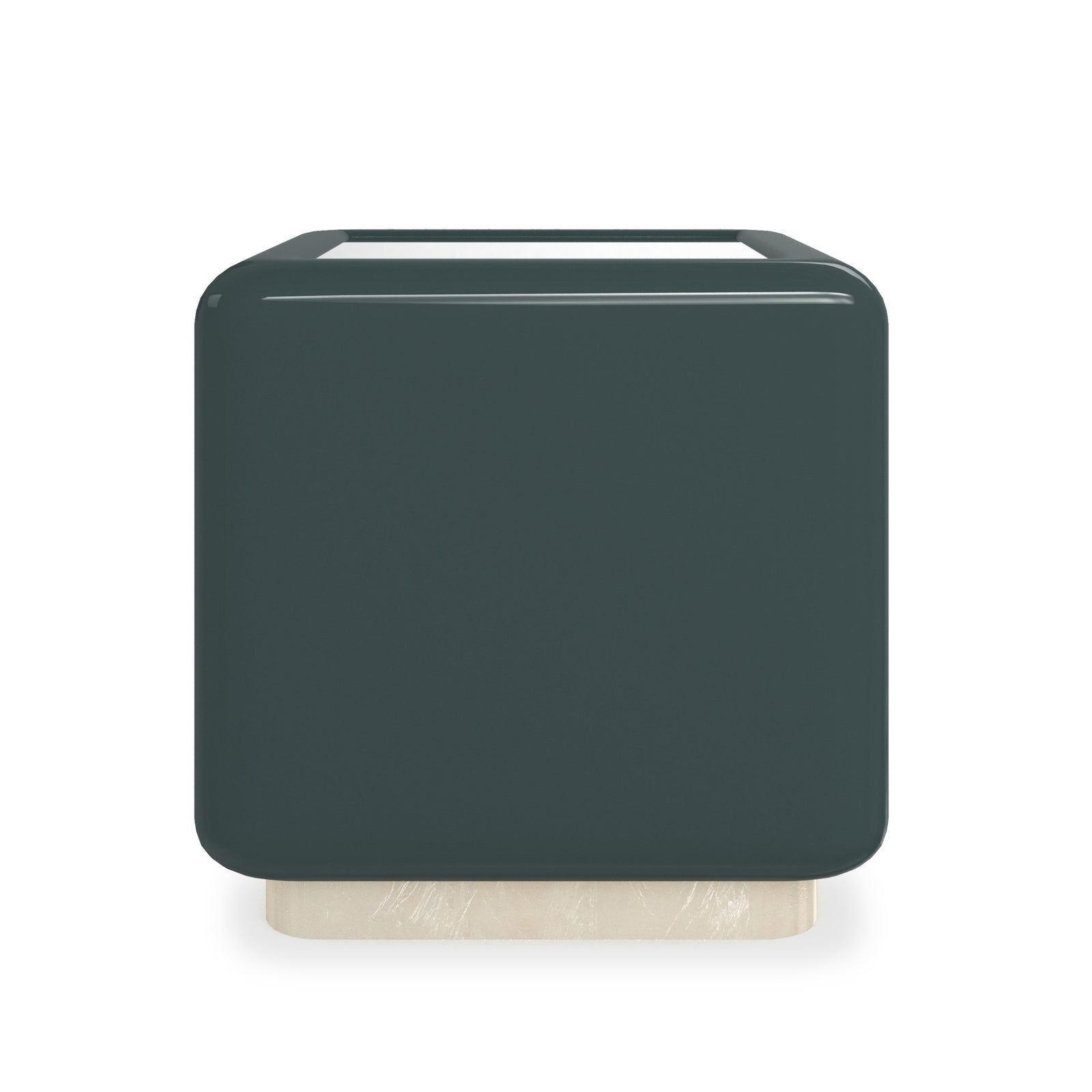 Caracole Gelee Monolith Square Accent Table – front view