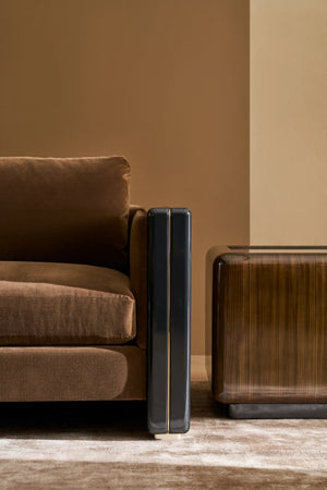 Caracole Gelee Monolith Square Accent Table – back view