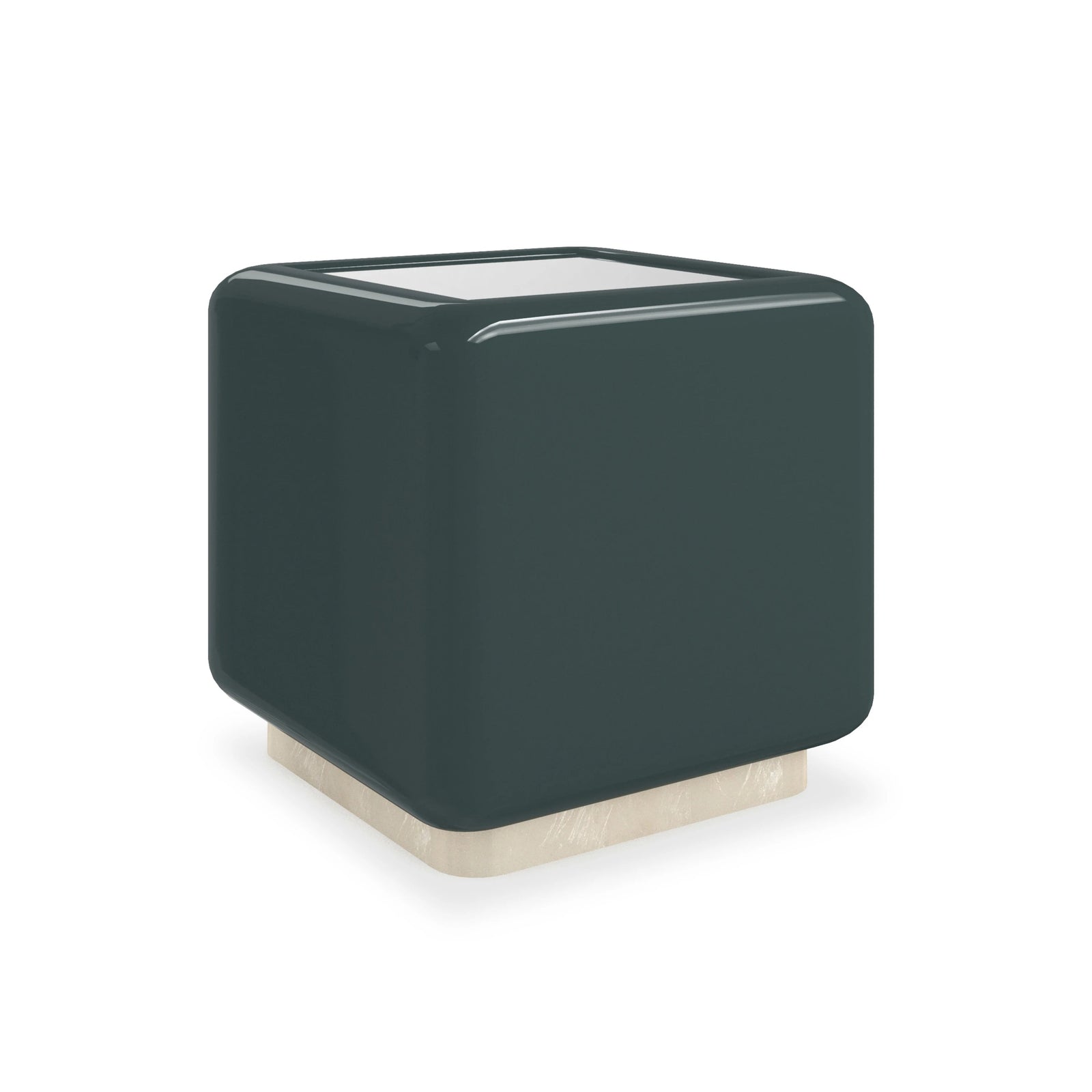 Caracole Gelee Monolith Square Accent Table – top view