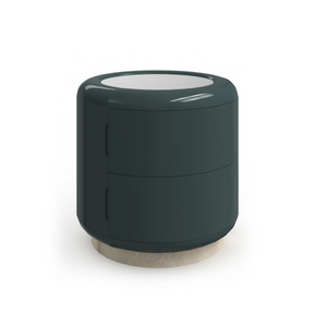 Caracole Gelee Monolith Round Accent Table – side view