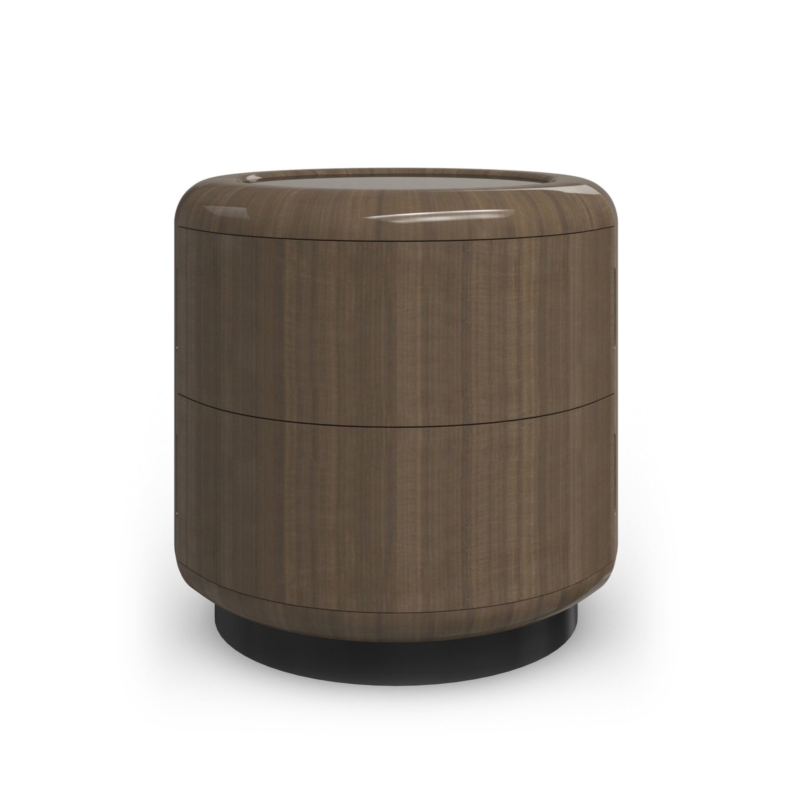 Caracole Gelee Monolith Round Accent Table – front view