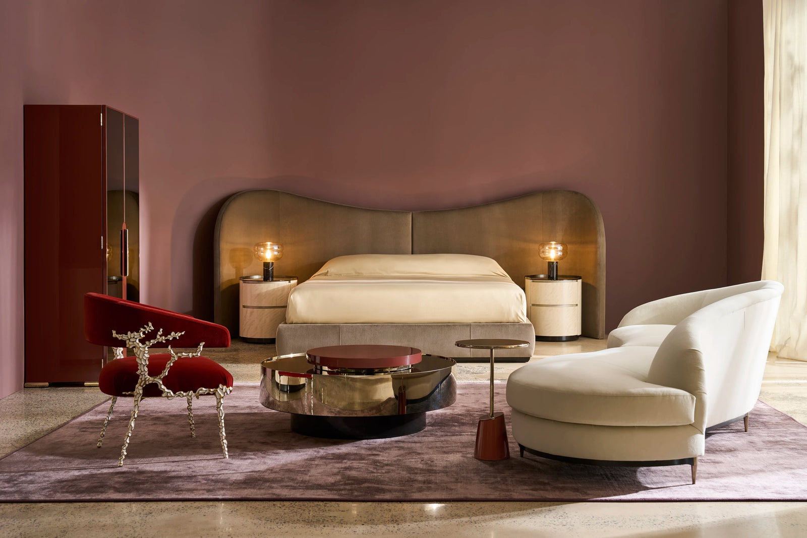 Caracole Rossetta Accent Table – angle view