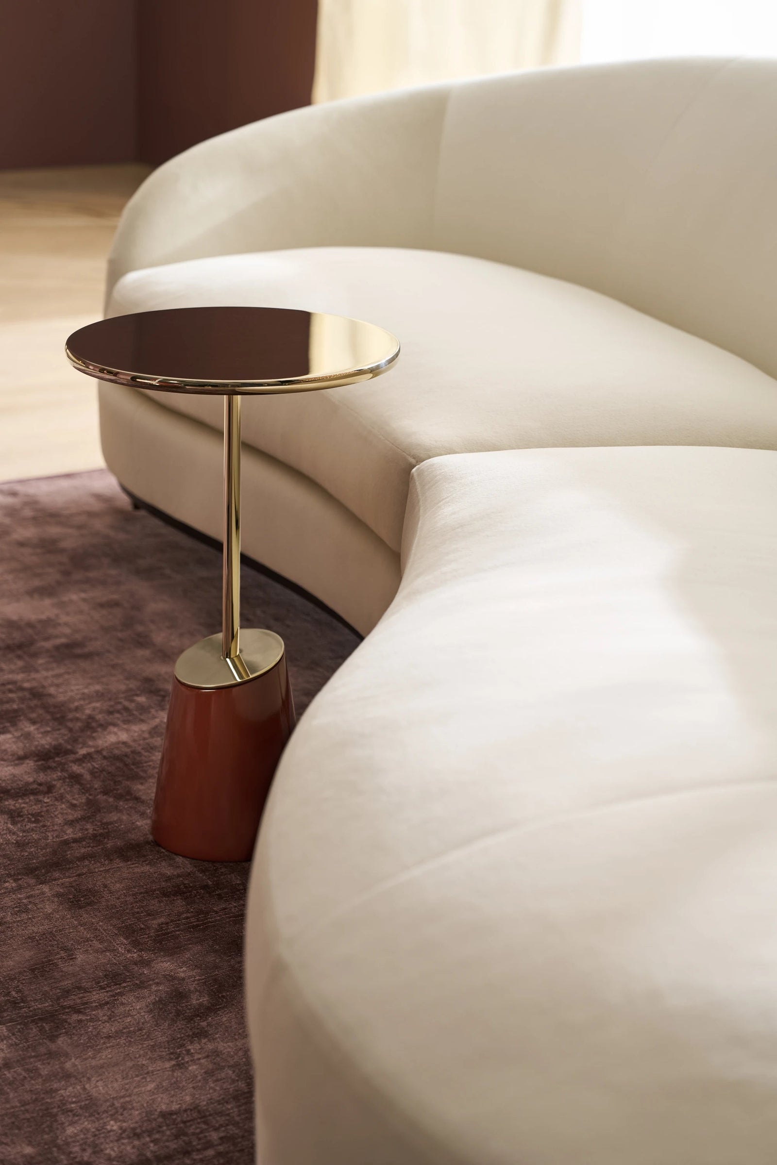 Caracole Rossetta Accent Table – side view