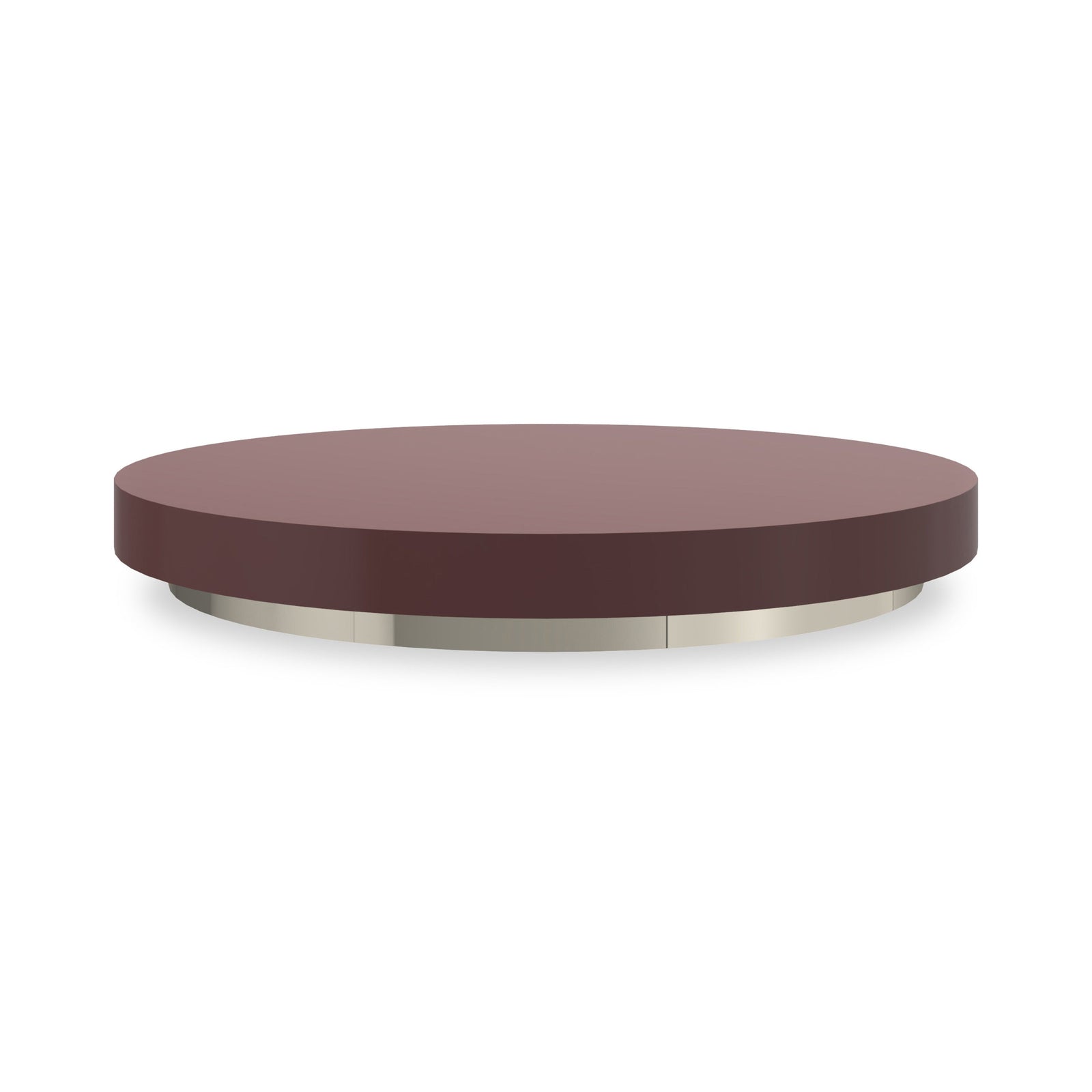 Caracole Radius Round Accent Tray – front view