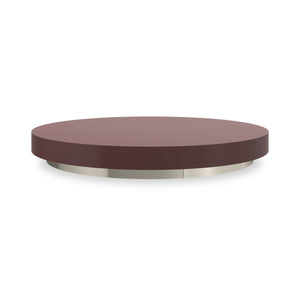 Caracole Radius Round Accent Tray – front view