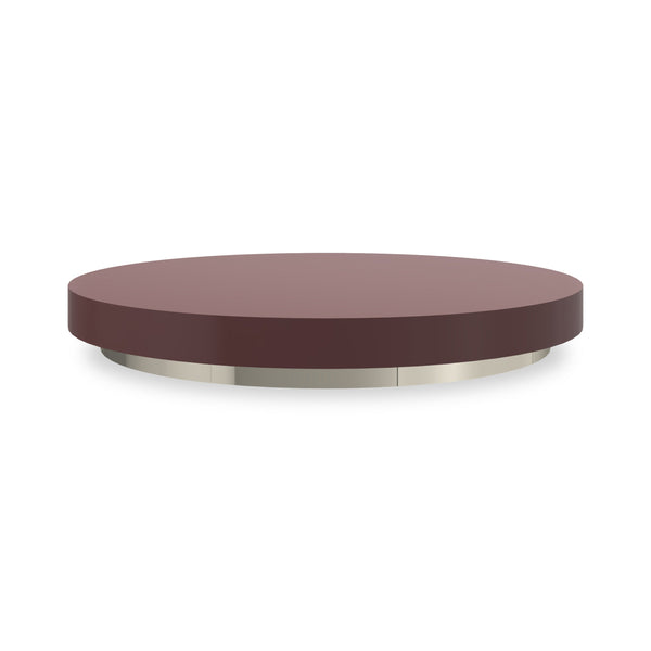 Caracole Radius Round Accent Tray – front view