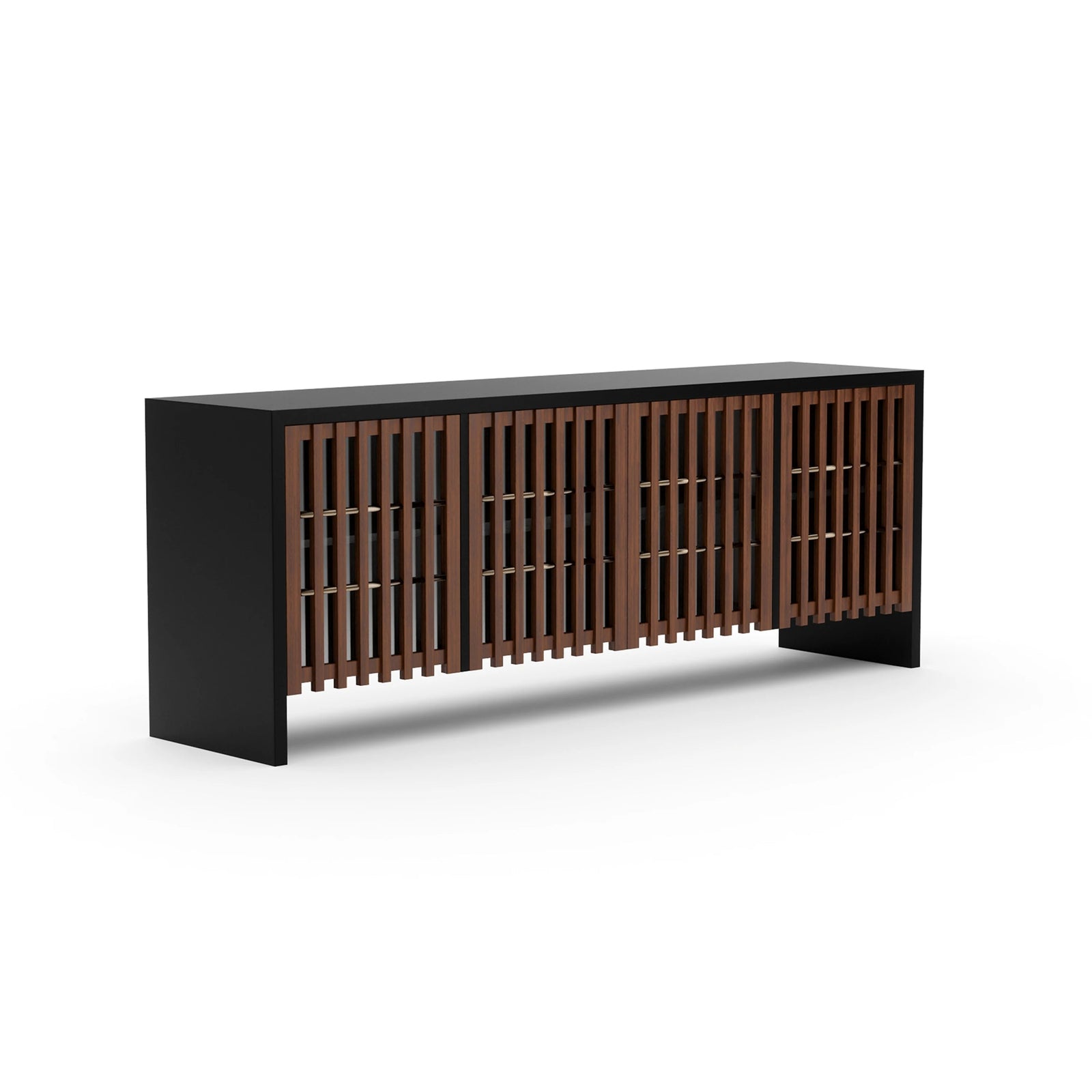 Caracole Pinstripe Sideboard – angle view