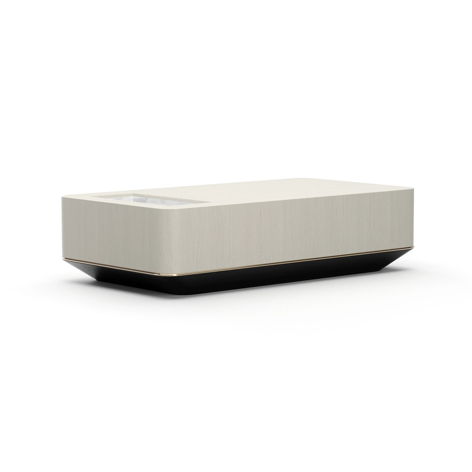 Caracole Madera Plinth Cocktail Table – angle view