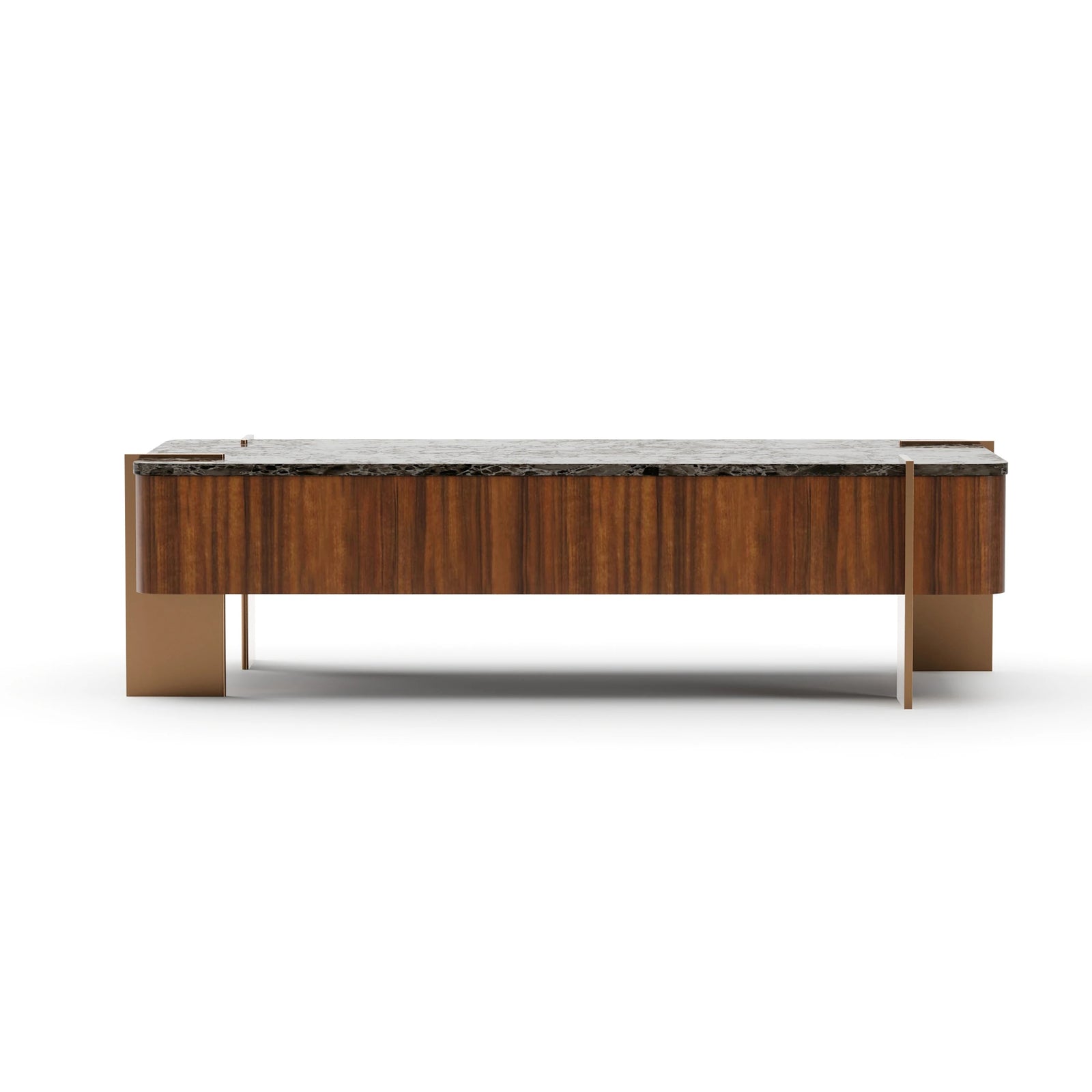Caracole Altura Rectangle Cocktail Table – front view