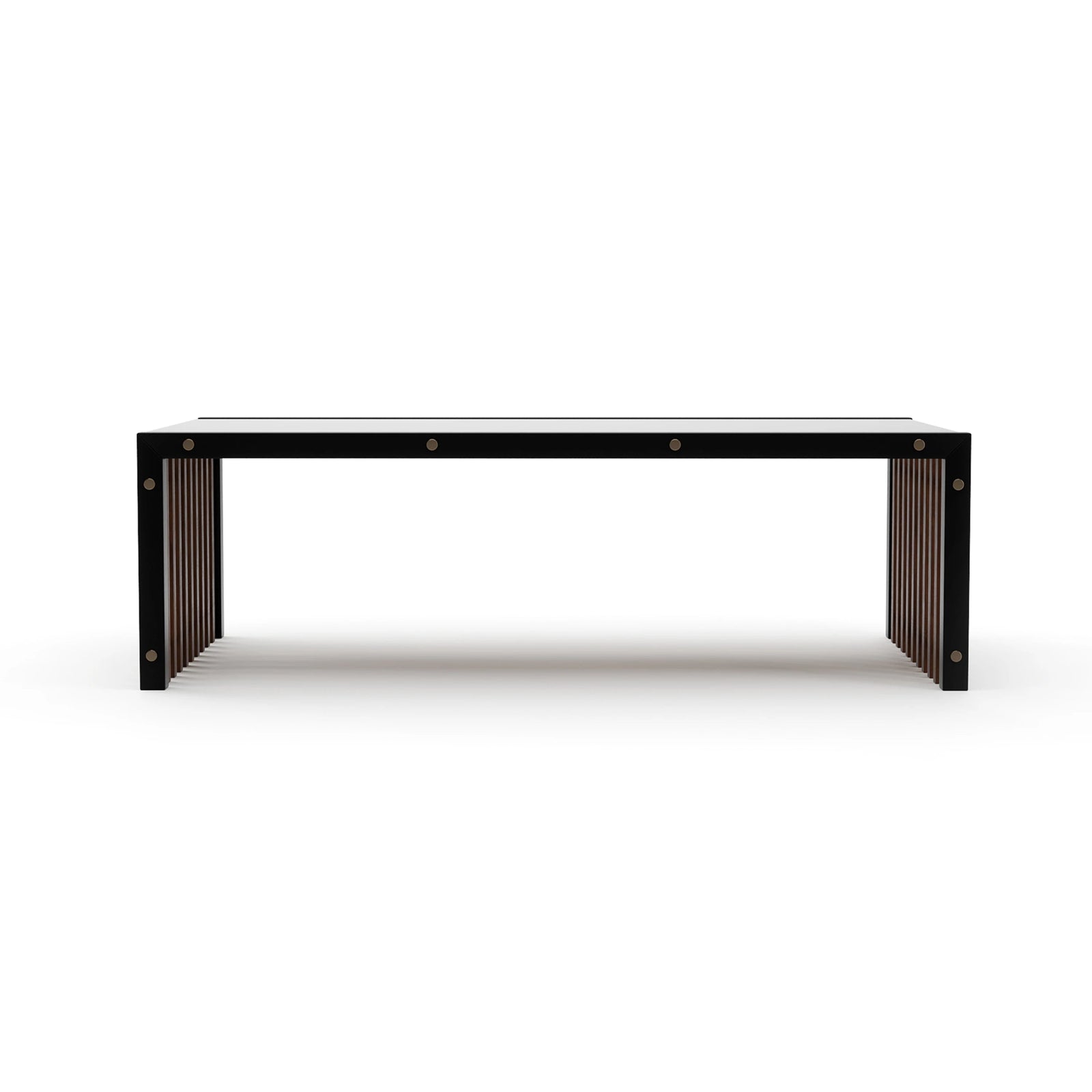 Caracole Pinstripe Cocktail Table – front view