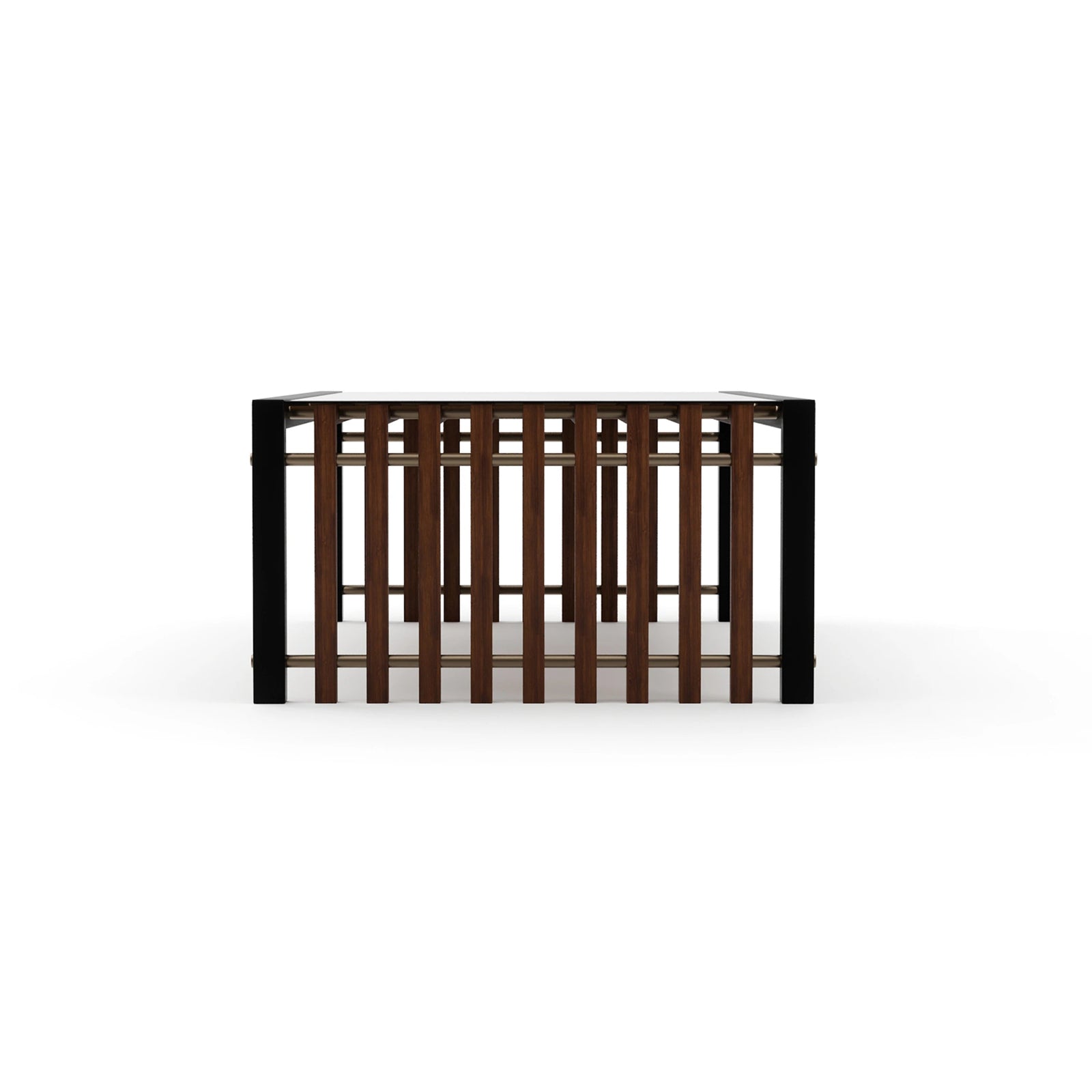 Caracole Pinstripe Cocktail Table – side view