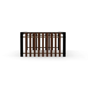 Caracole Pinstripe Cocktail Table – side view