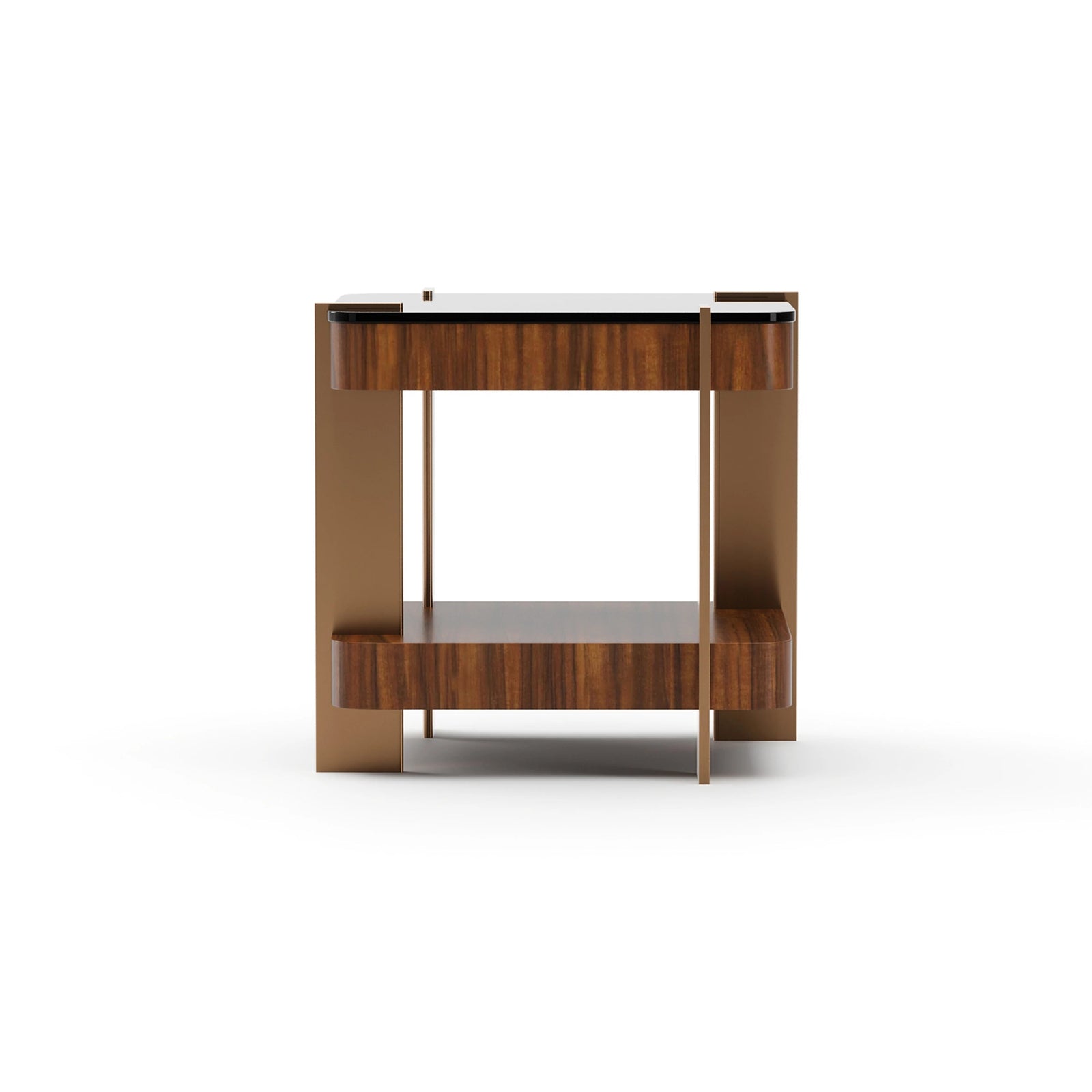 Caracole Altura Square Side Table – front view
