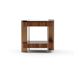 Caracole Altura Square Side Table – front view