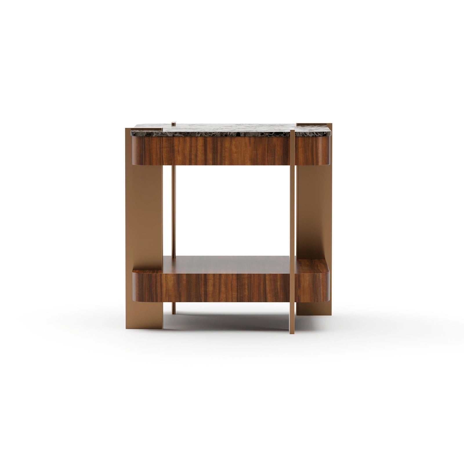 Caracole Altura Square Side Table – front view