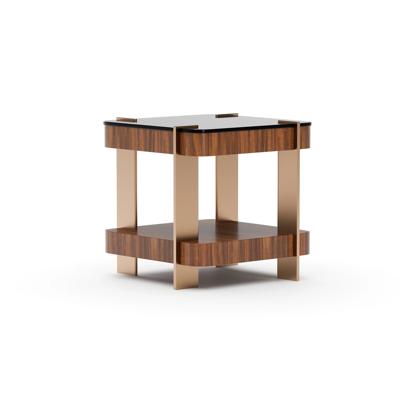 Caracole Altura Square Side Table – back view