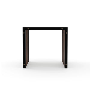 Caracole Pinstripe End Table – front view