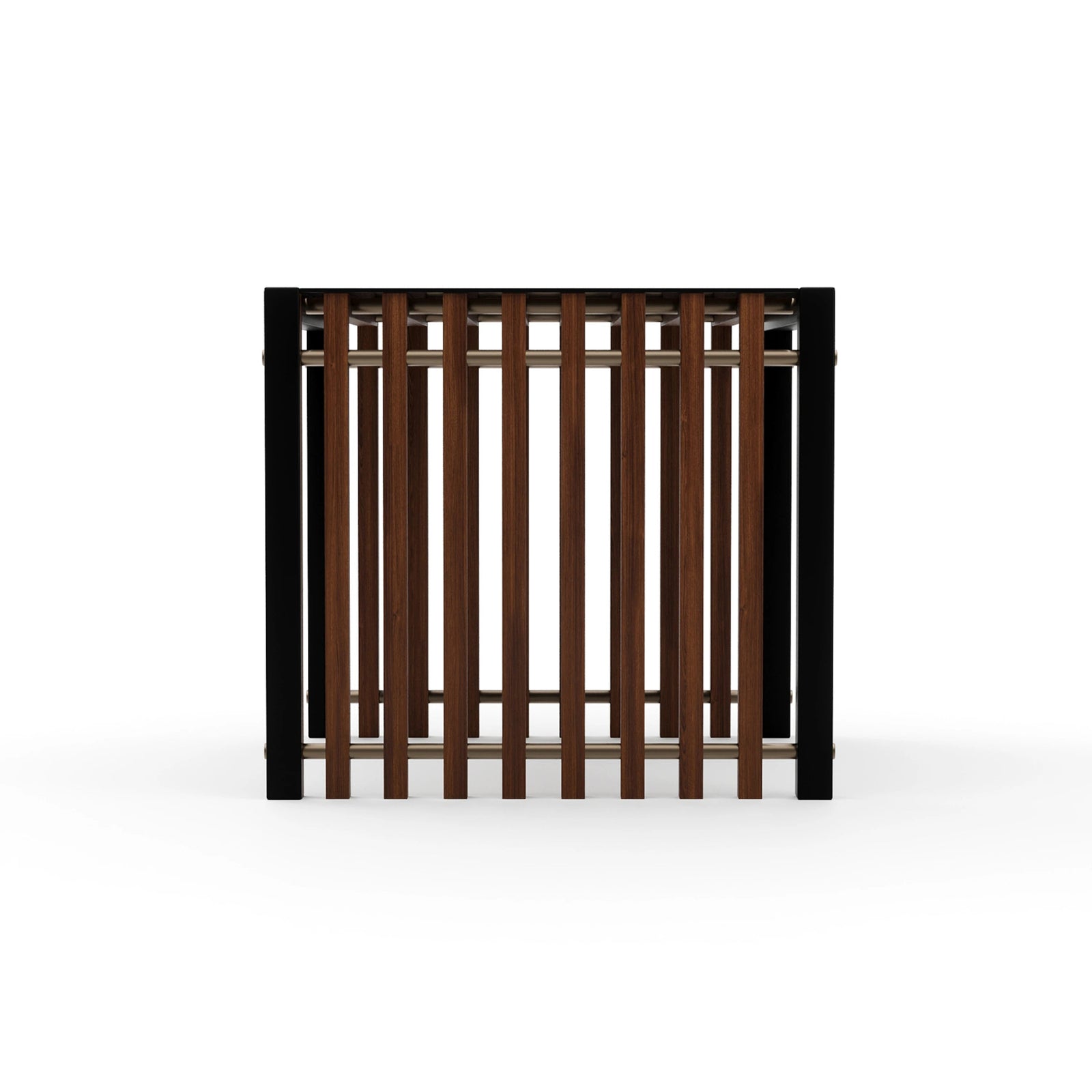 Caracole Pinstripe End Table – side view