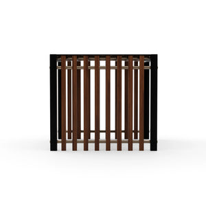 Caracole Pinstripe End Table – side view