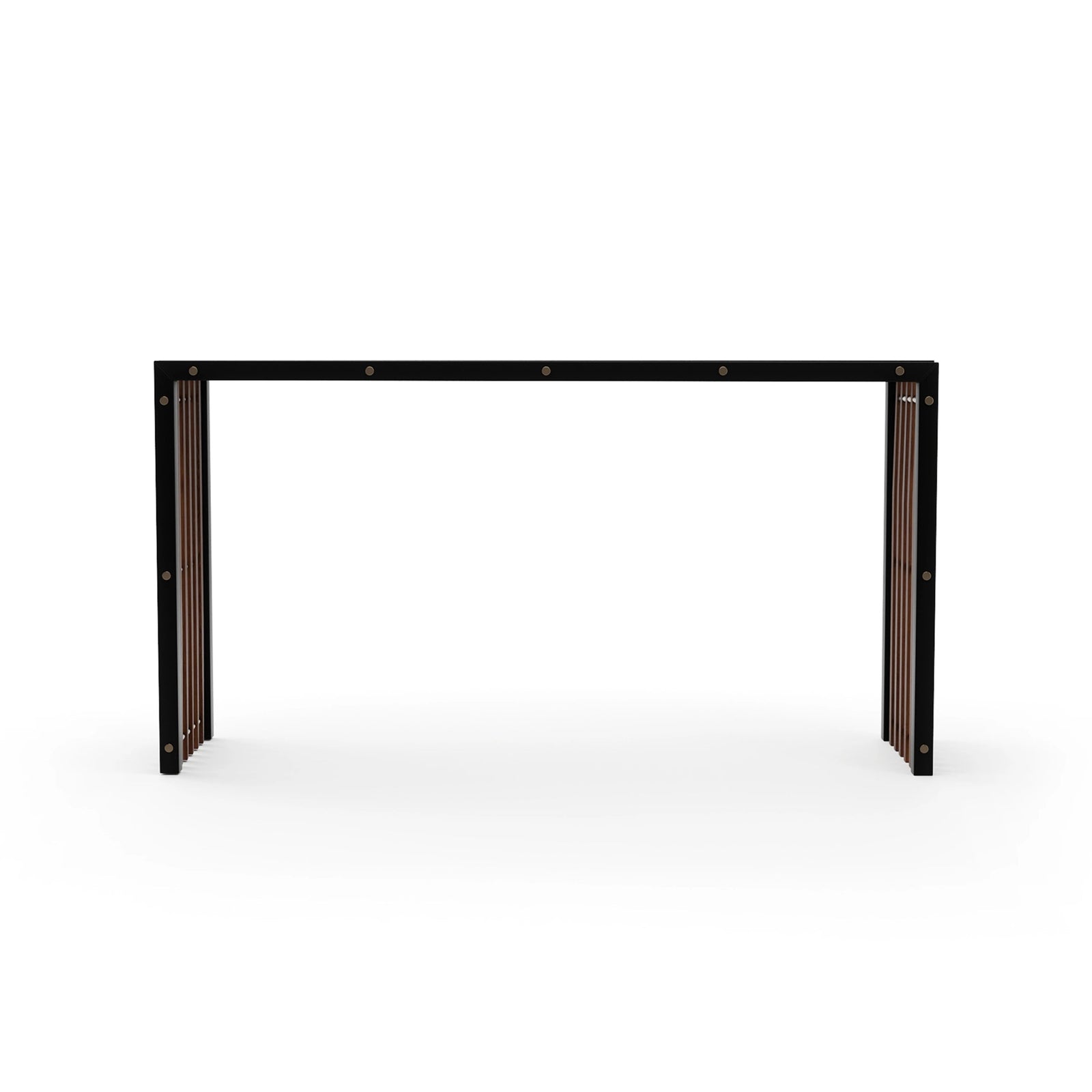 Caracole Pinstripe Console Table – front view