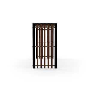 Caracole Pinstripe Console Table – side view