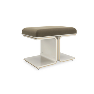 Caracole Balance Beam Ottoman – angle view