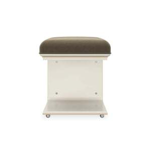 Caracole Balance Beam Ottoman – side view