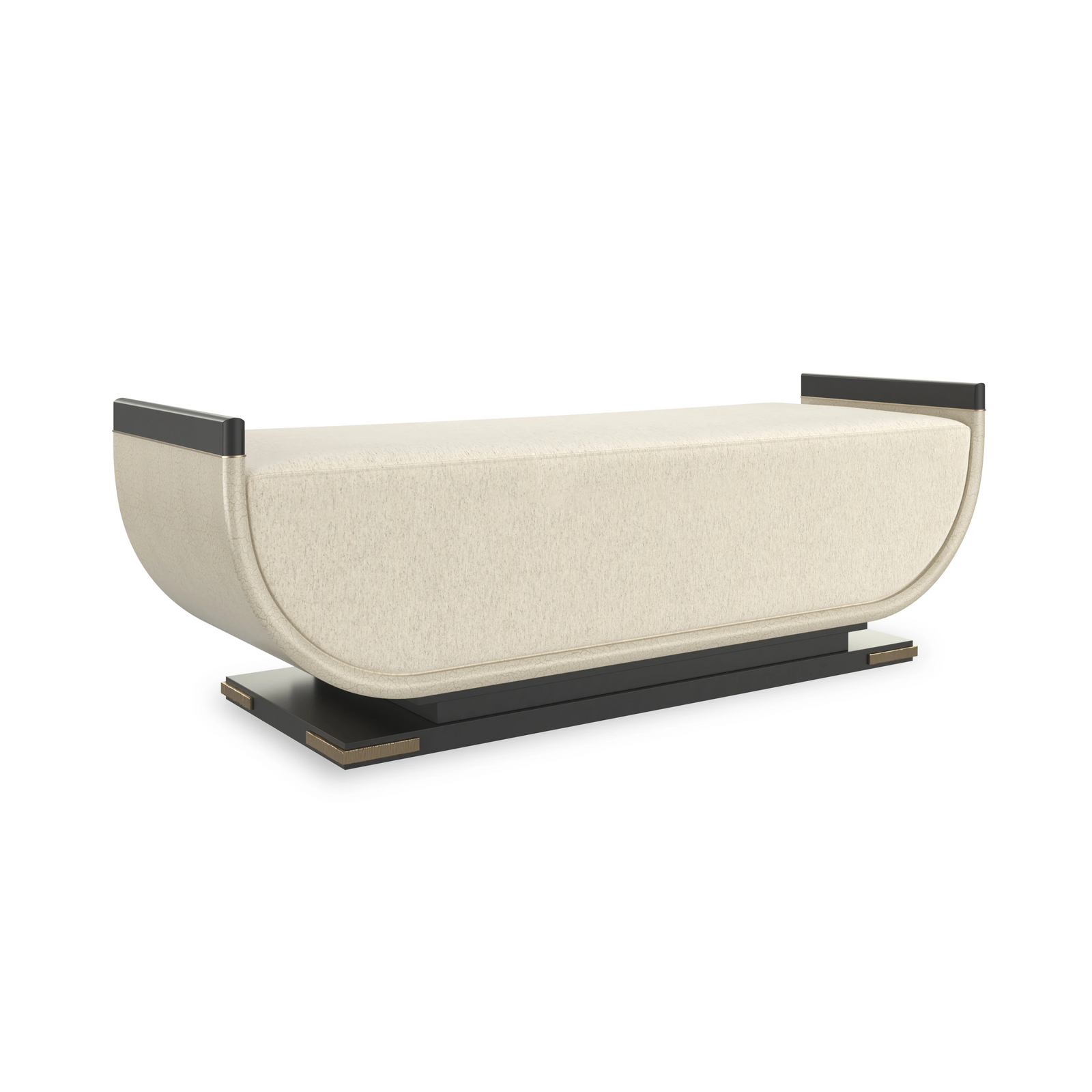 Caracole Crete Bench – angle view