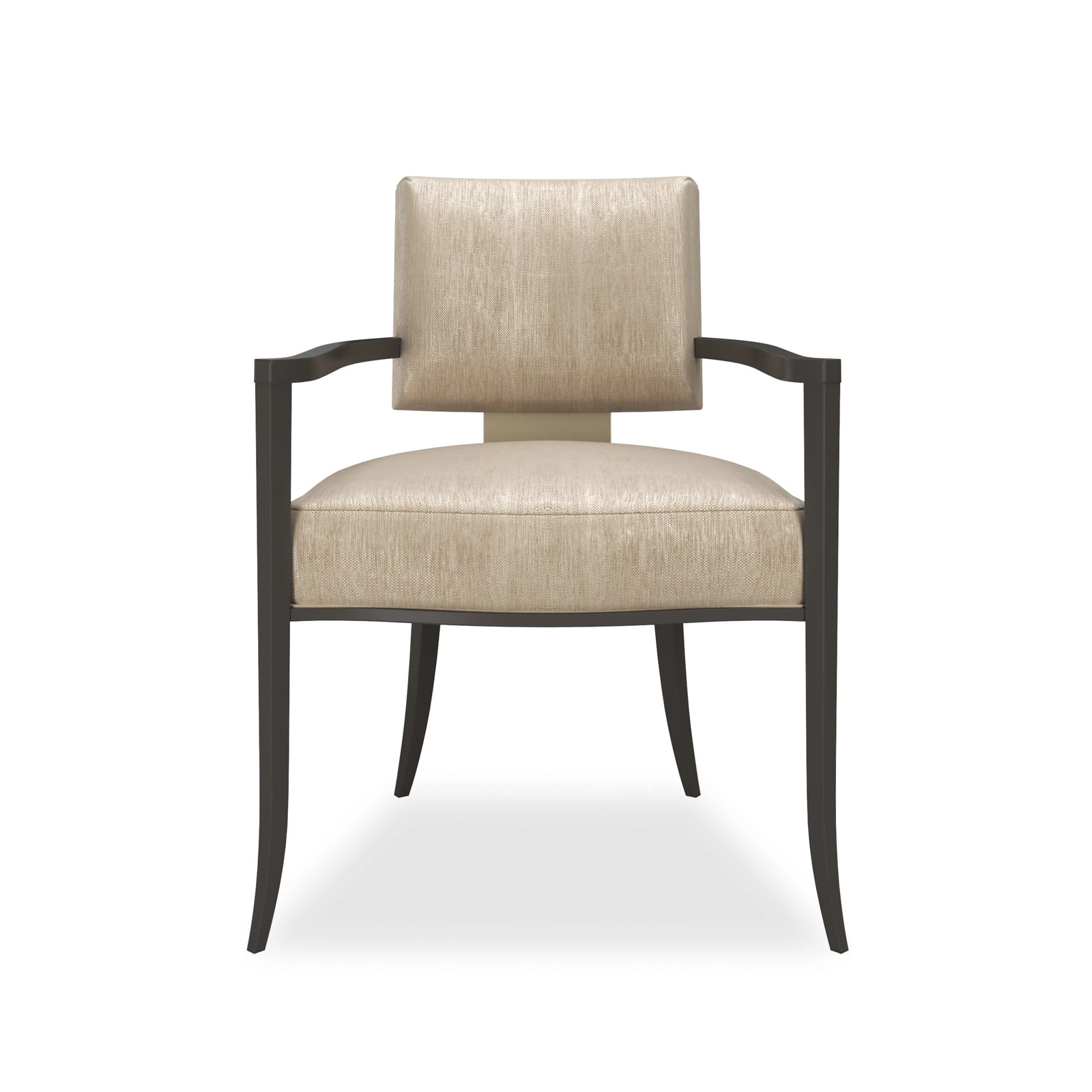 Caracole Reserved Seating Arm Dining Chair – front view