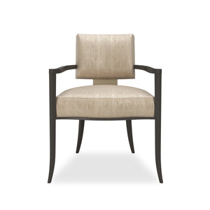 Caracole Reserved Seating Arm Dining Chair – front view