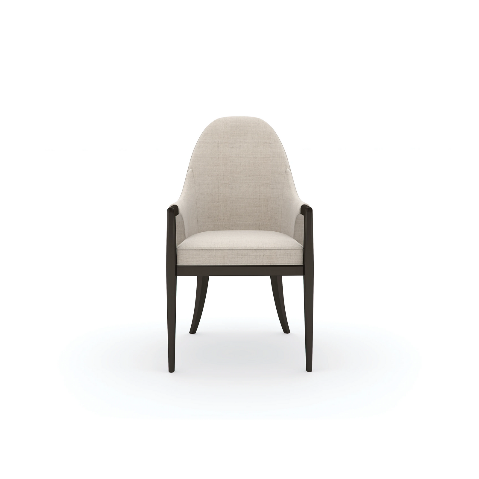 Caracole Natural Choice Arm Dining Chair – front view