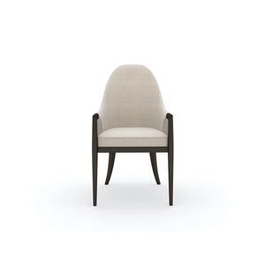 Caracole Natural Choice Arm Dining Chair – front view
