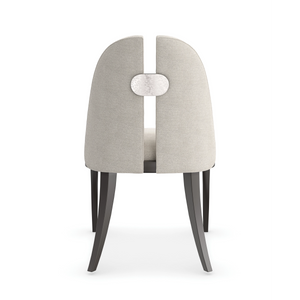 Caracole Cameo Ivory Dining Chair – back view