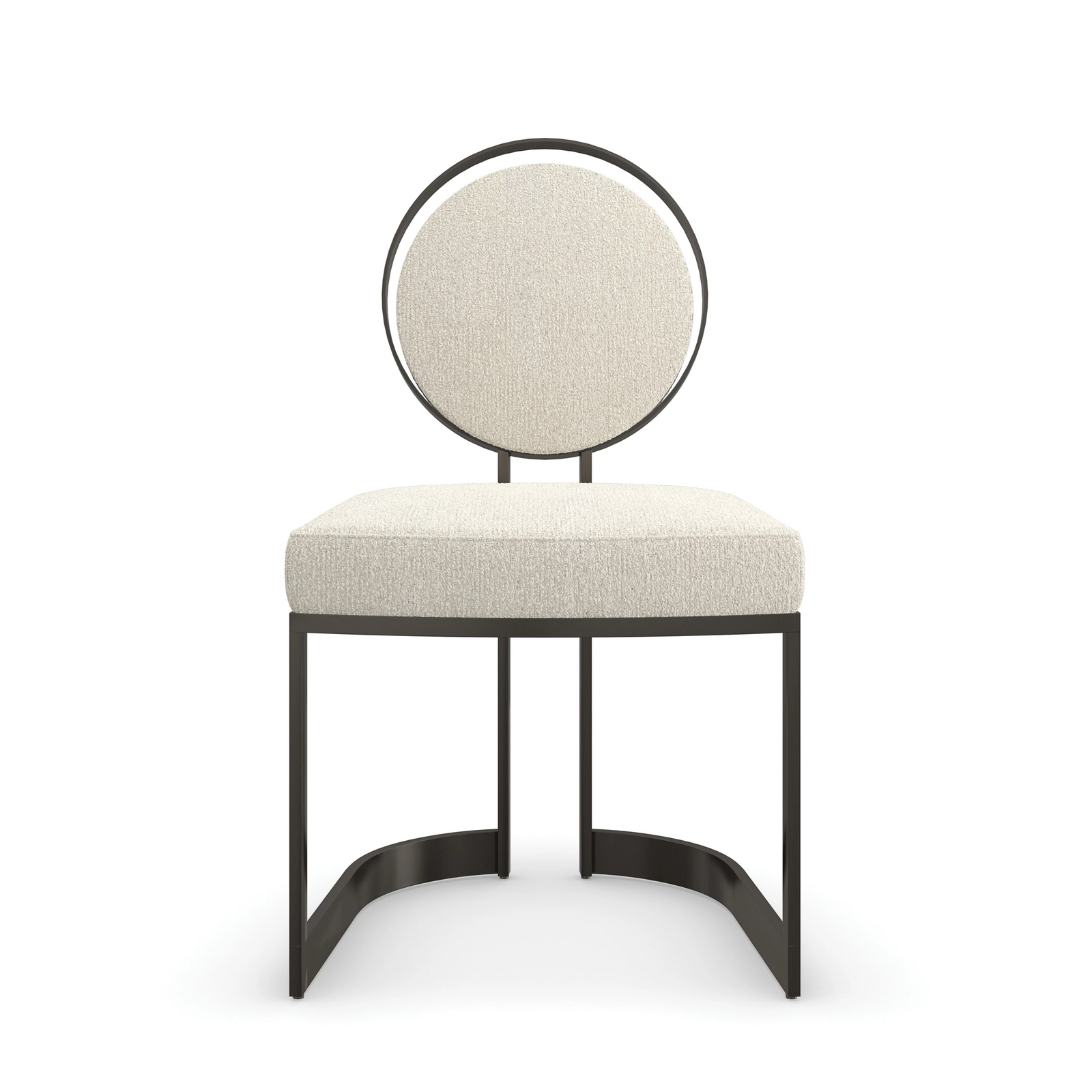 Caracole La Lune Bronze Dining Chair – front view