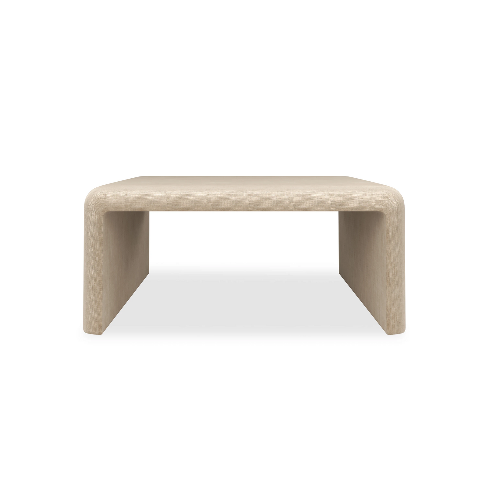 Caracole Bridge the Gap Oatmeal Cocktail Table – front view
