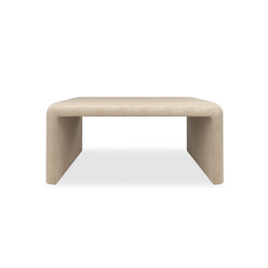 Caracole Bridge the Gap Oatmeal Cocktail Table – front view