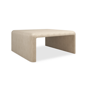 Caracole Bridge the Gap Oatmeal Cocktail Table – angle view