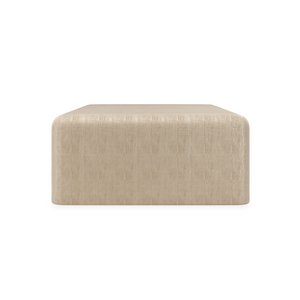 Caracole Bridge the Gap Oatmeal Cocktail Table – side view