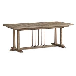 Caracole Family Gathering Dining Table – side view