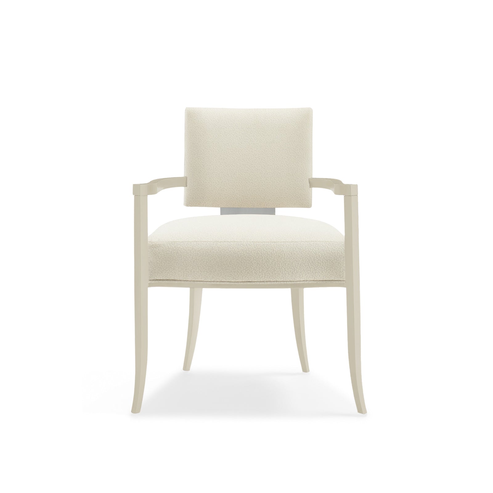 Caracole Reserved Seating Arm Dining Chair – front view