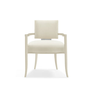 Caracole Reserved Seating Arm Dining Chair – front view