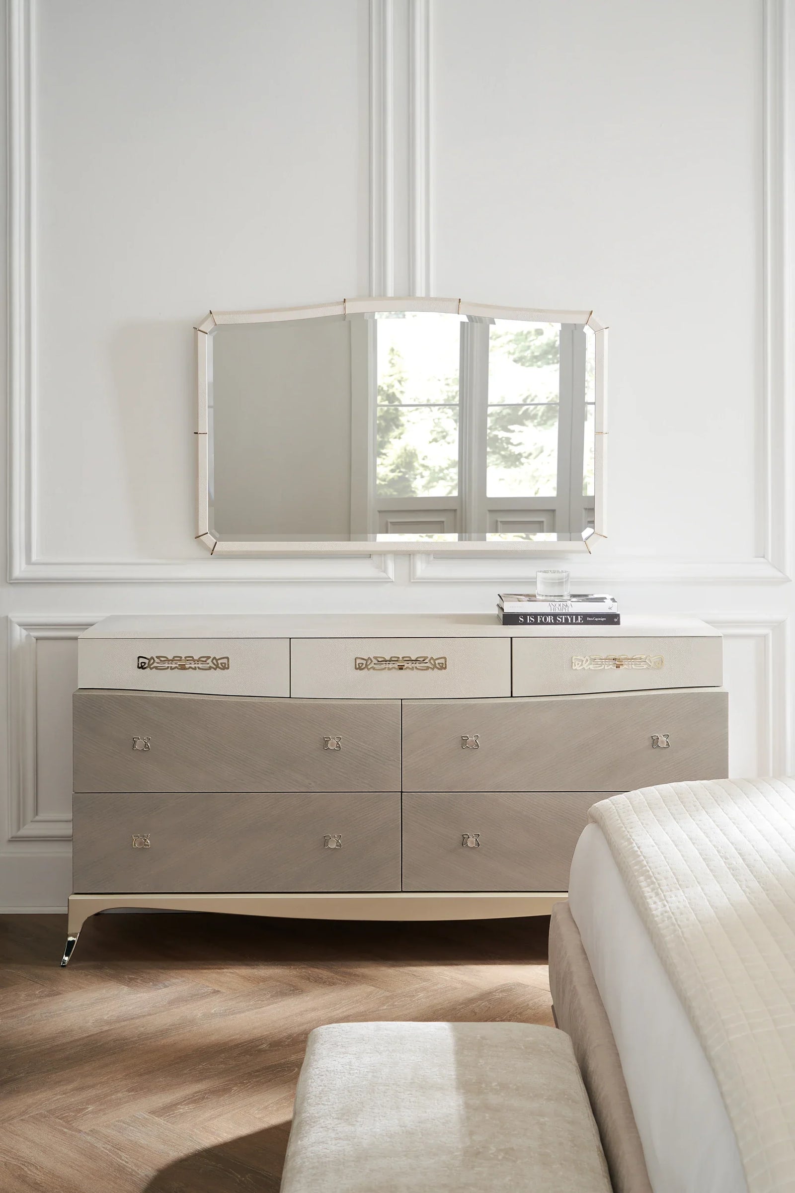 Caracole Tempo Dresser – angle view
