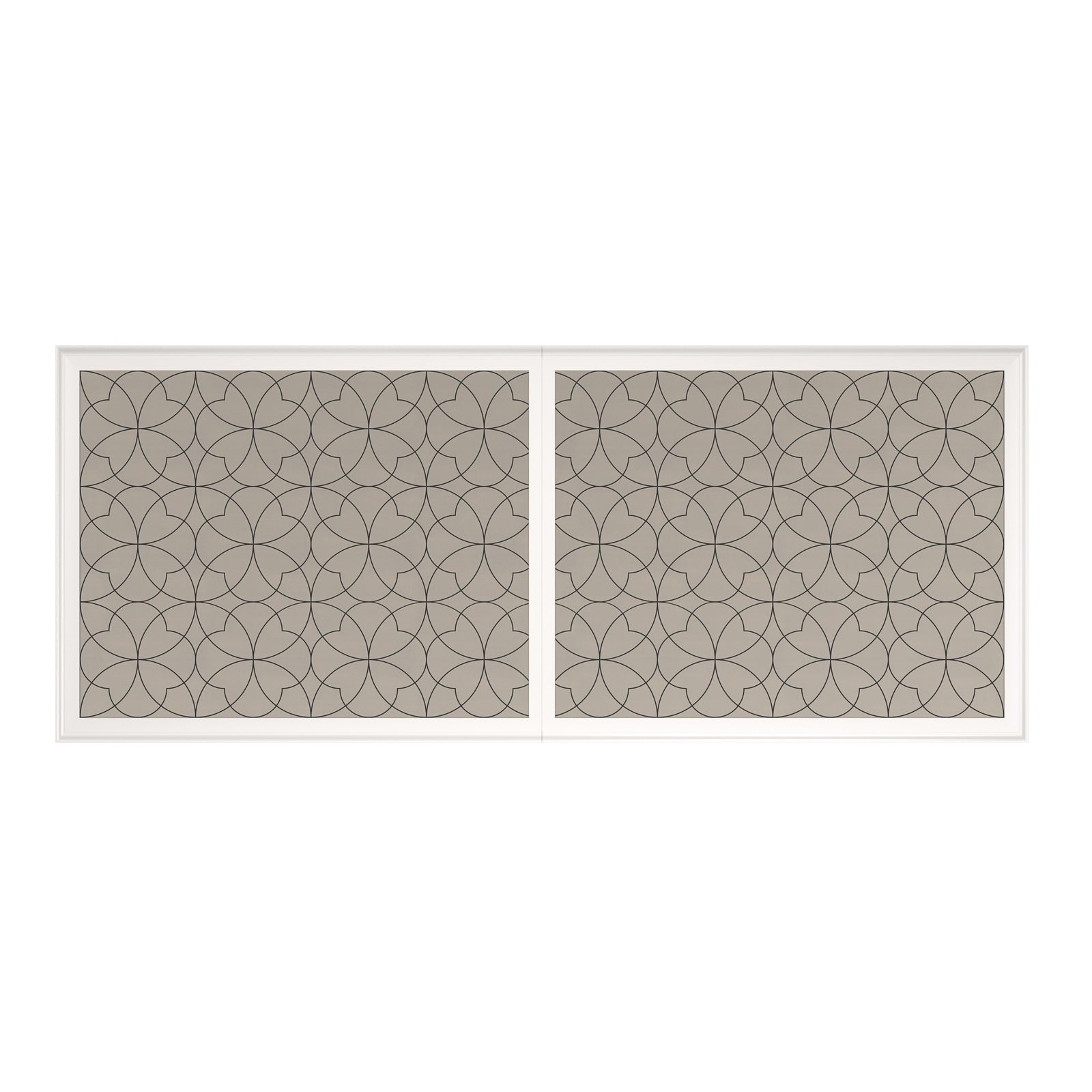 Caracole Lattice Gather Dining Table – back view
