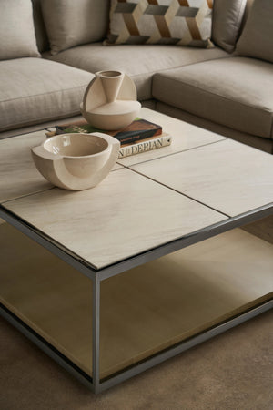 Caracole Cartesian Cocktail Table – angle view