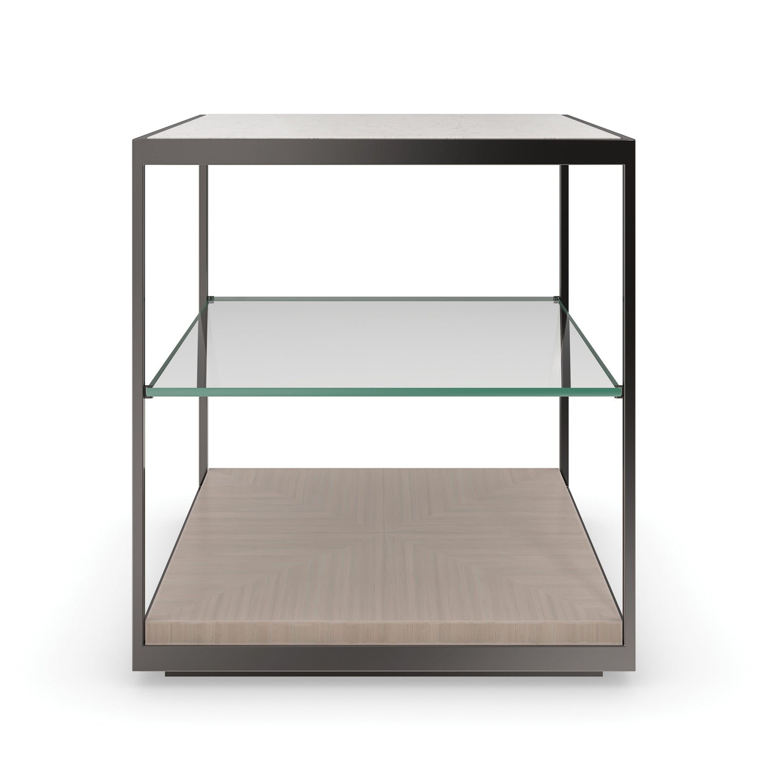 Caracole Quadrant Side Table – front view