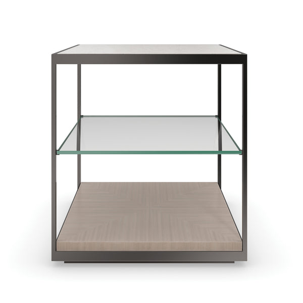 Caracole Quadrant Side Table – front view