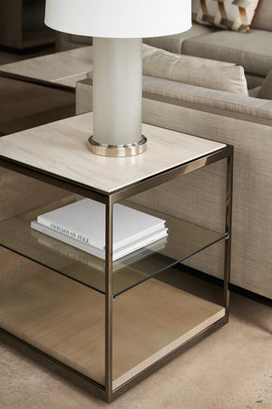 Caracole Quadrant Side Table – room setting