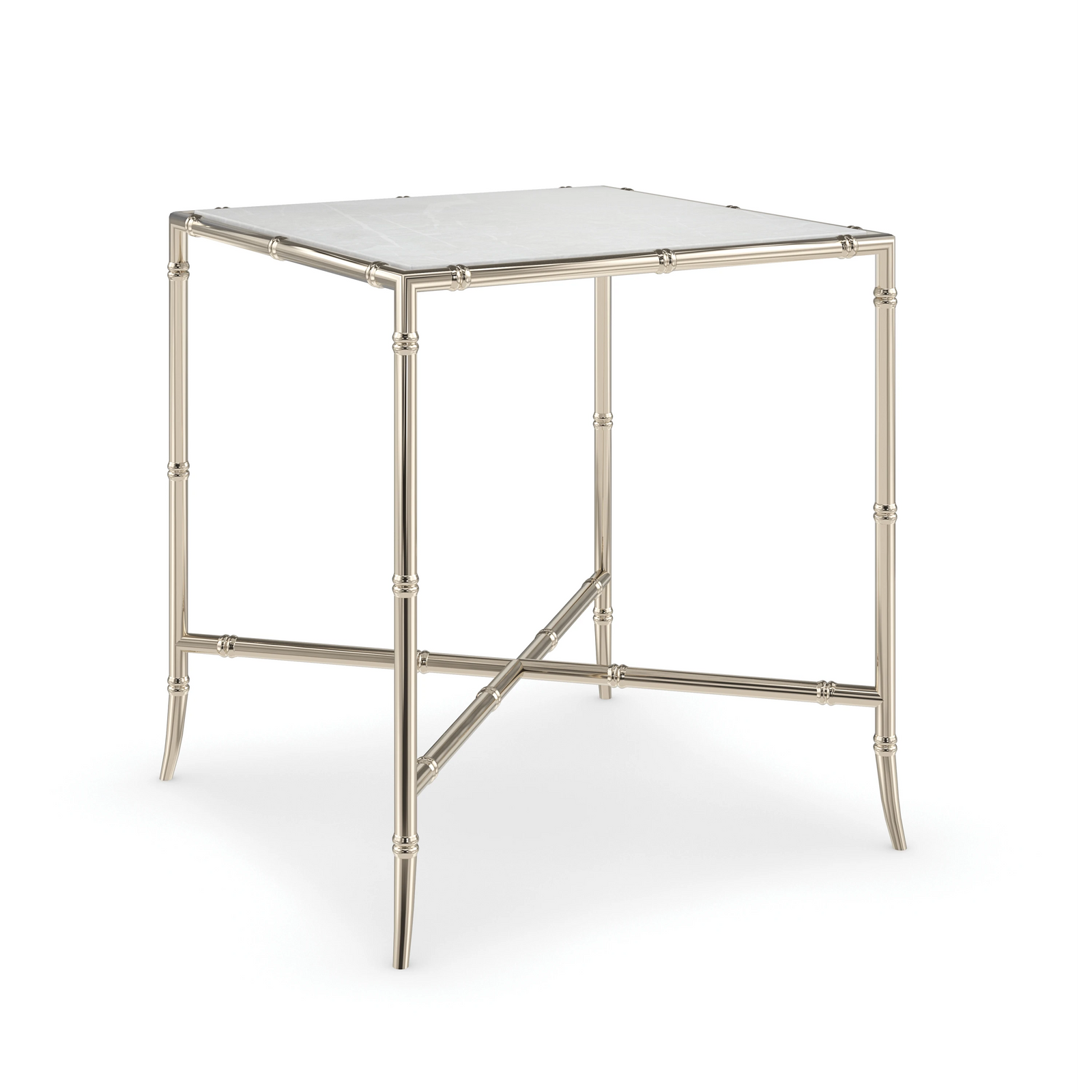 Caracole Ceylon Small Nesting Table – side view